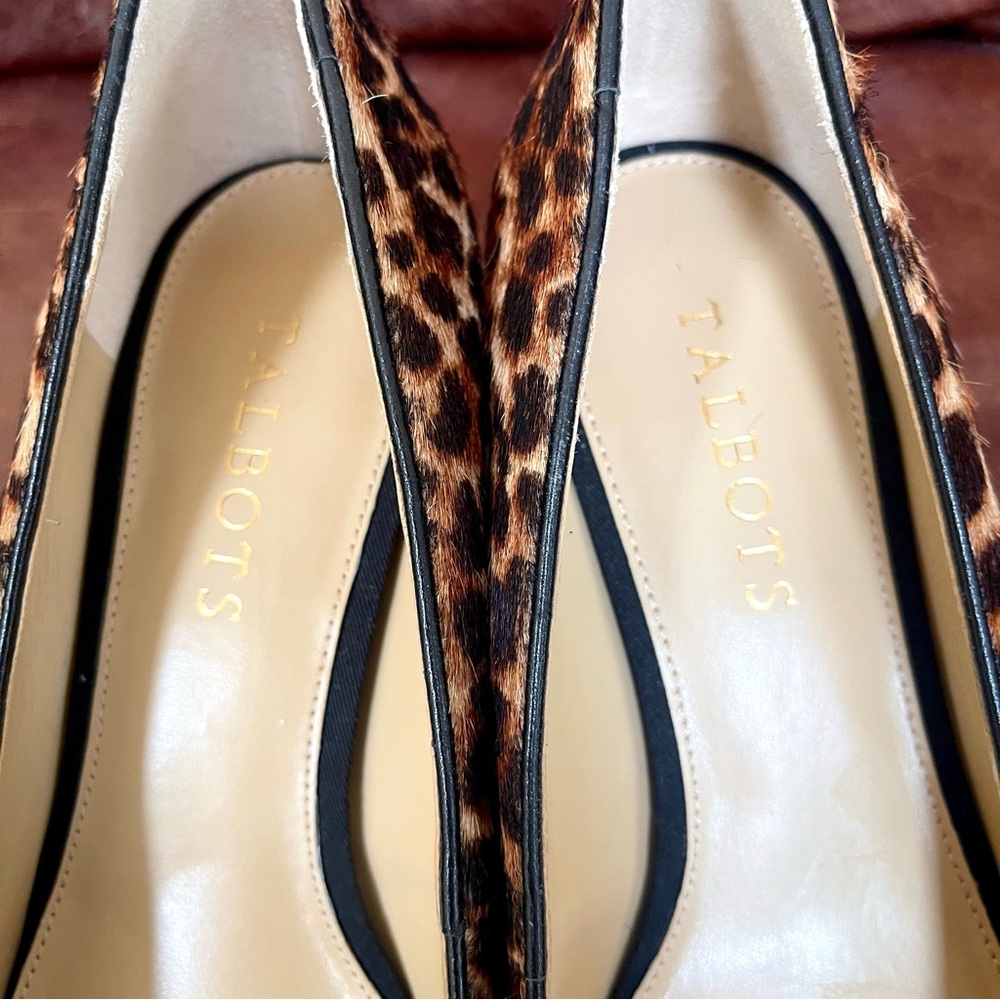 Talbots Genuine Leather & Block Heel Pumps Size 7.5 - Picture 8 of 13